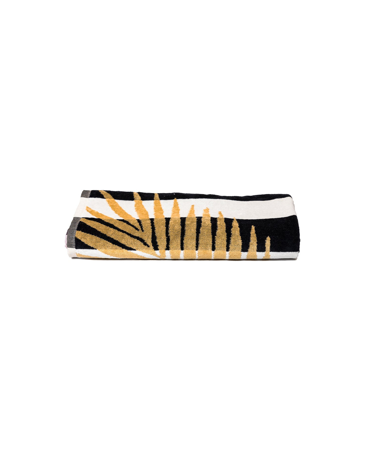 Flamingo Gold Strandtuch XXL Schwarz – Premium Velours, OEKO-TEX®