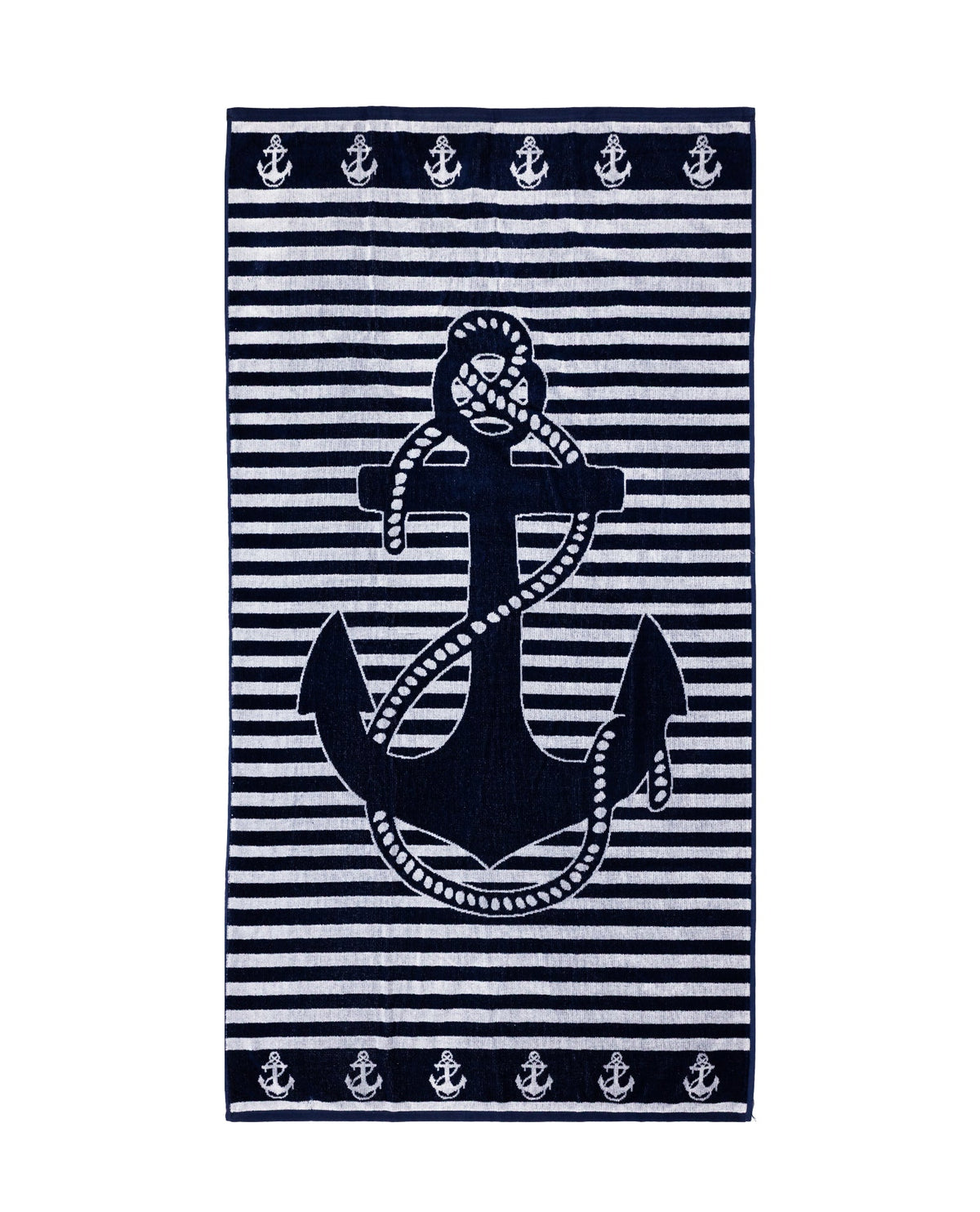 Bahia Strandtuch XXL Marine 2 – Premium Velours, OEKO-TEX®