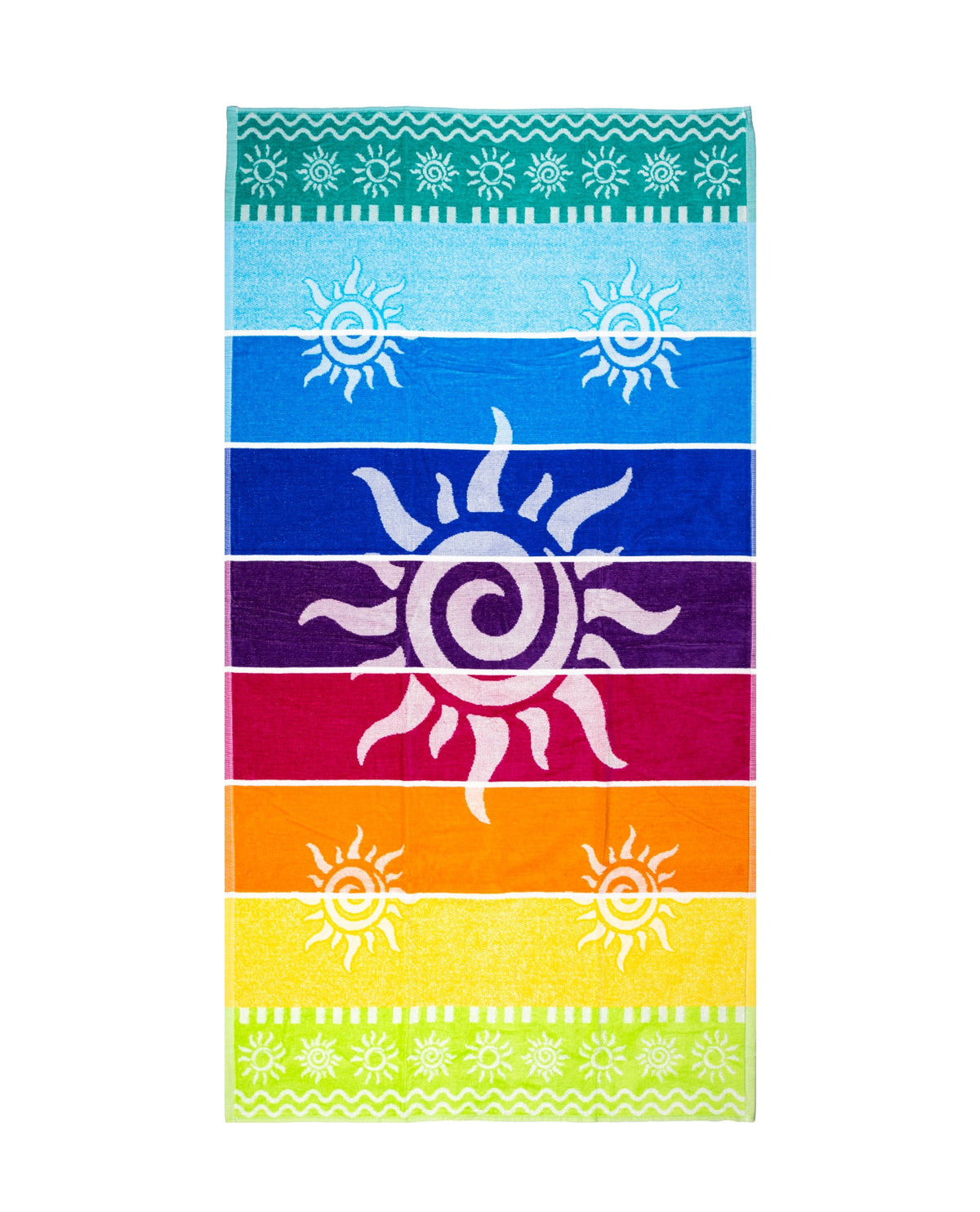 Stromboli Strandtuch XXL Regenbogen – Premium Velours, OEKO-TEX®