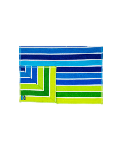 Mirage Grün 165x90 cm – italienisches geometrisches Design, 100% Baumwolle, OEKO-TEX