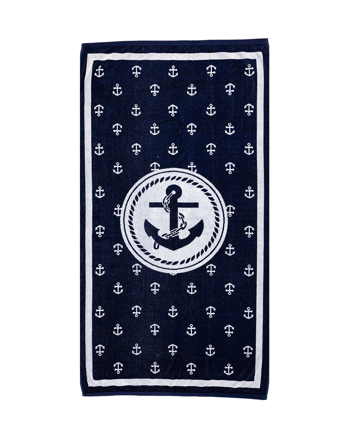 Bahia Strandtuch XXL Marine 1 – Premium Velours, OEKO-TEX®