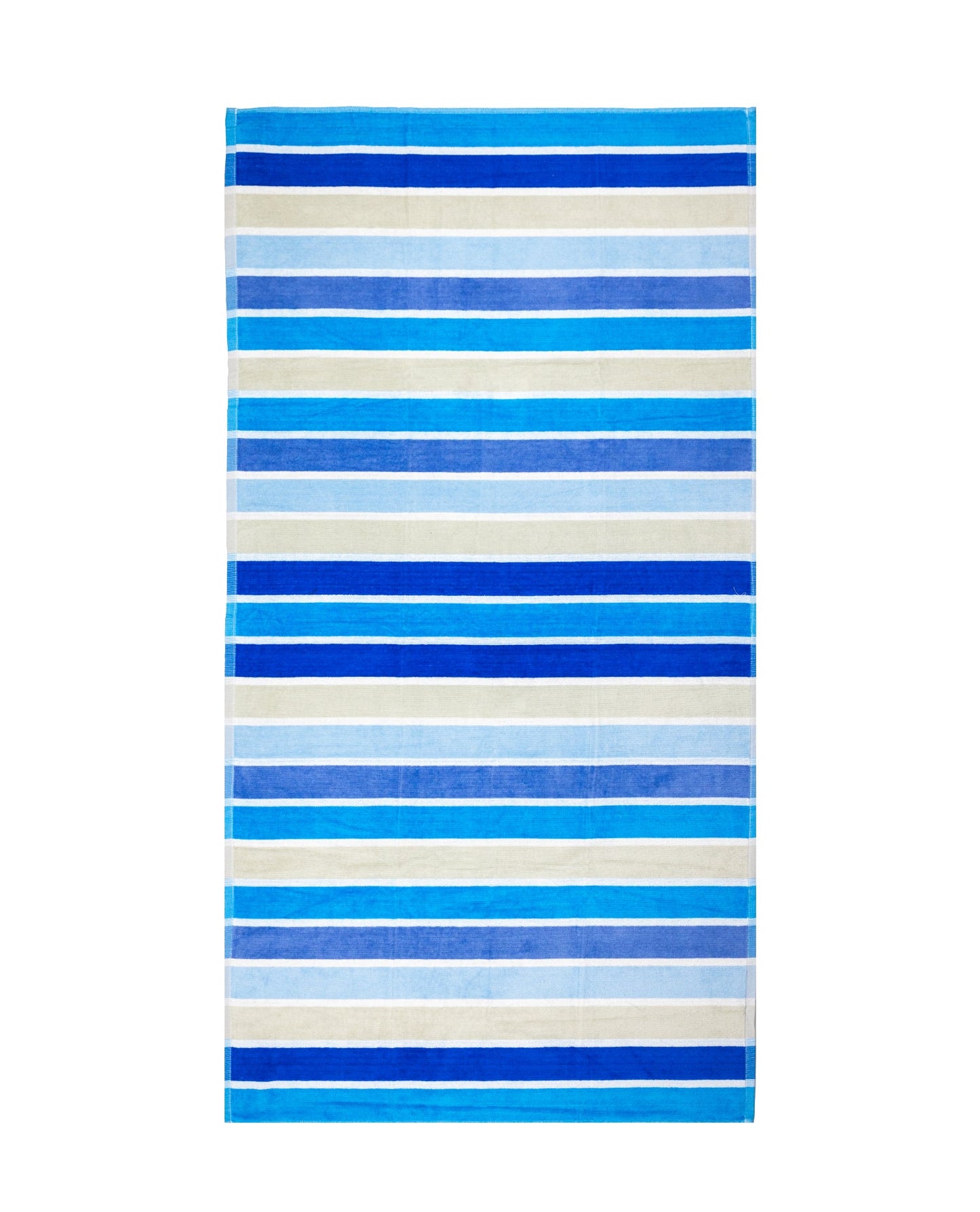 Mirage Strandtuch XXL Blau 165x90 cm – italienisches geometrisches Design, 100% Baumwolle, OEKO-TEX