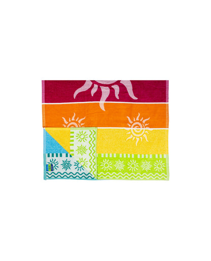 Stromboli Regenbogen 165x90 cm – italienisches Streifendesign, 100% Baumwolle, OEKO-TEX