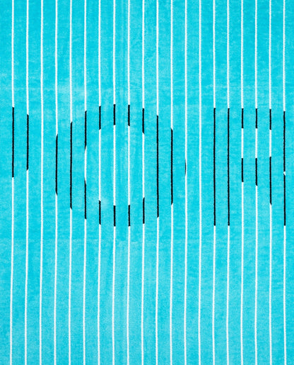 Sport Türkis von oben – 165x90 cm XXL Baumwolle