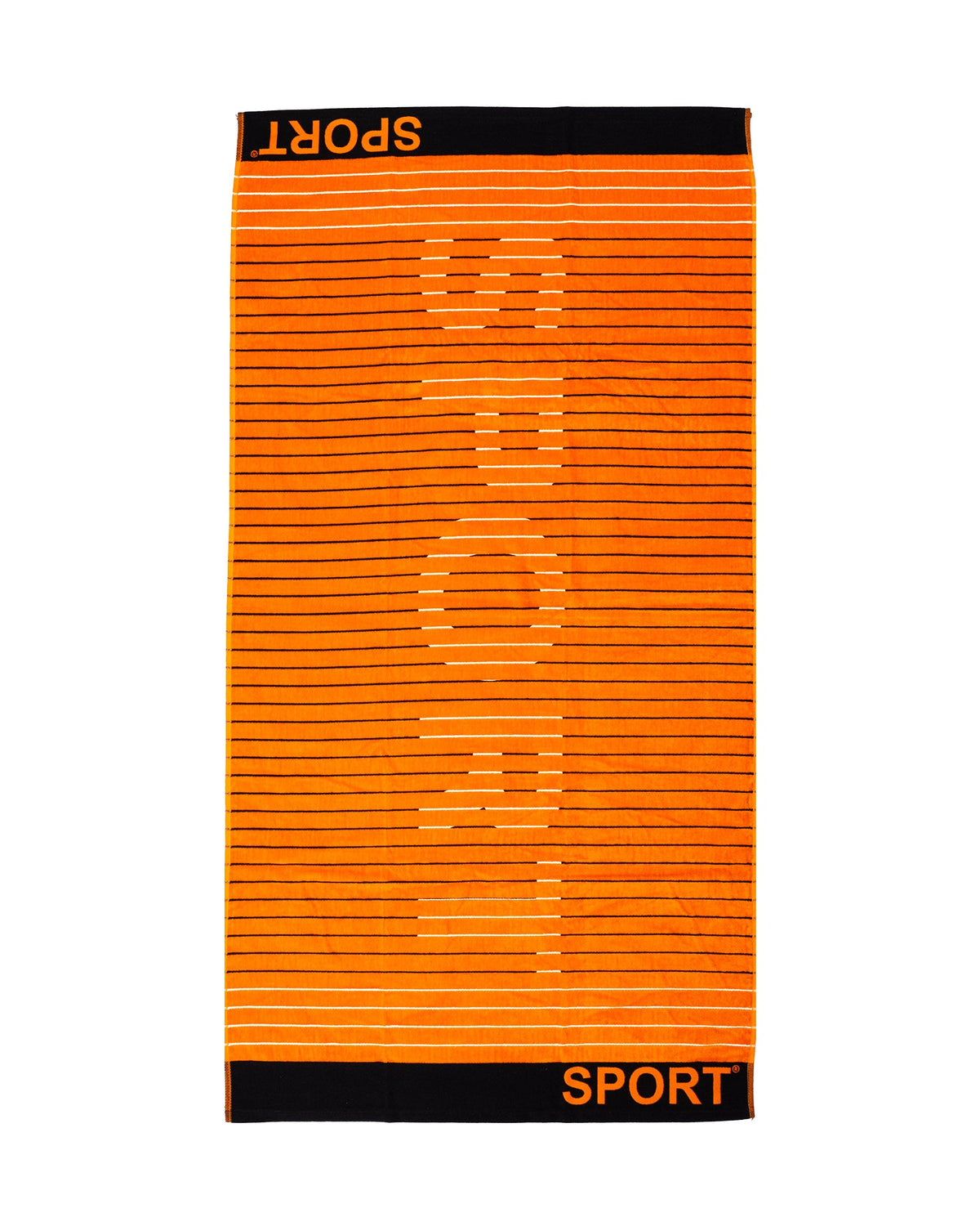 Sport Strandtuch XXL Orange – Premium Velours, OEKO-TEX®