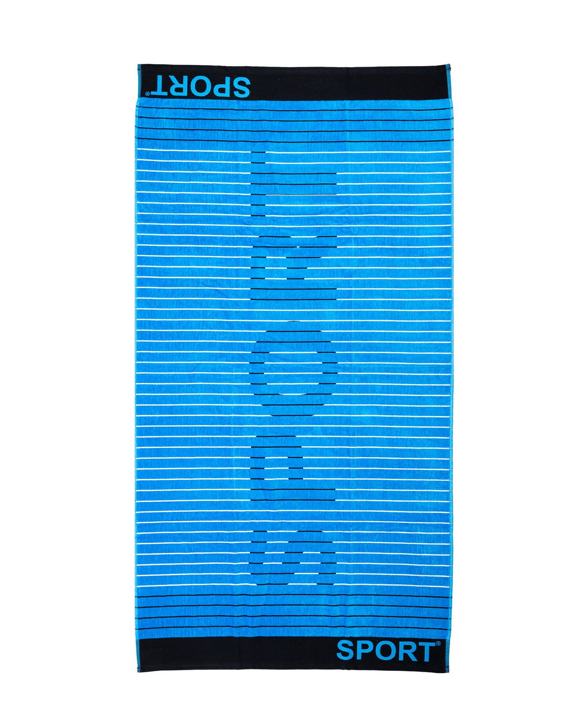 Sport Strandtuch XXL Hellblau – Premium Velours, OEKO-TEX®