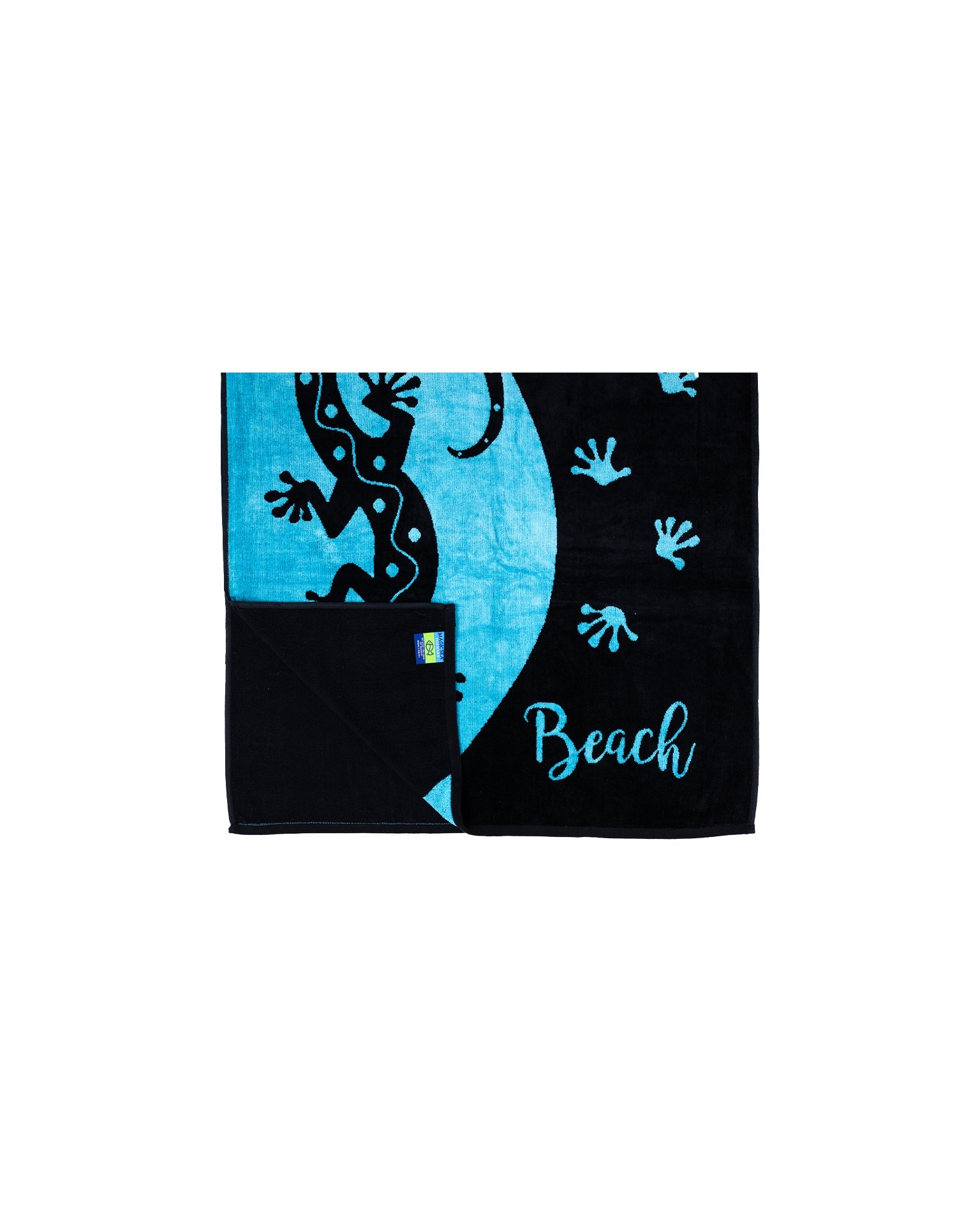 Salina Blau 165x90 cm – italienisches Streifendesign, 100% Baumwolle, OEKO-TEX