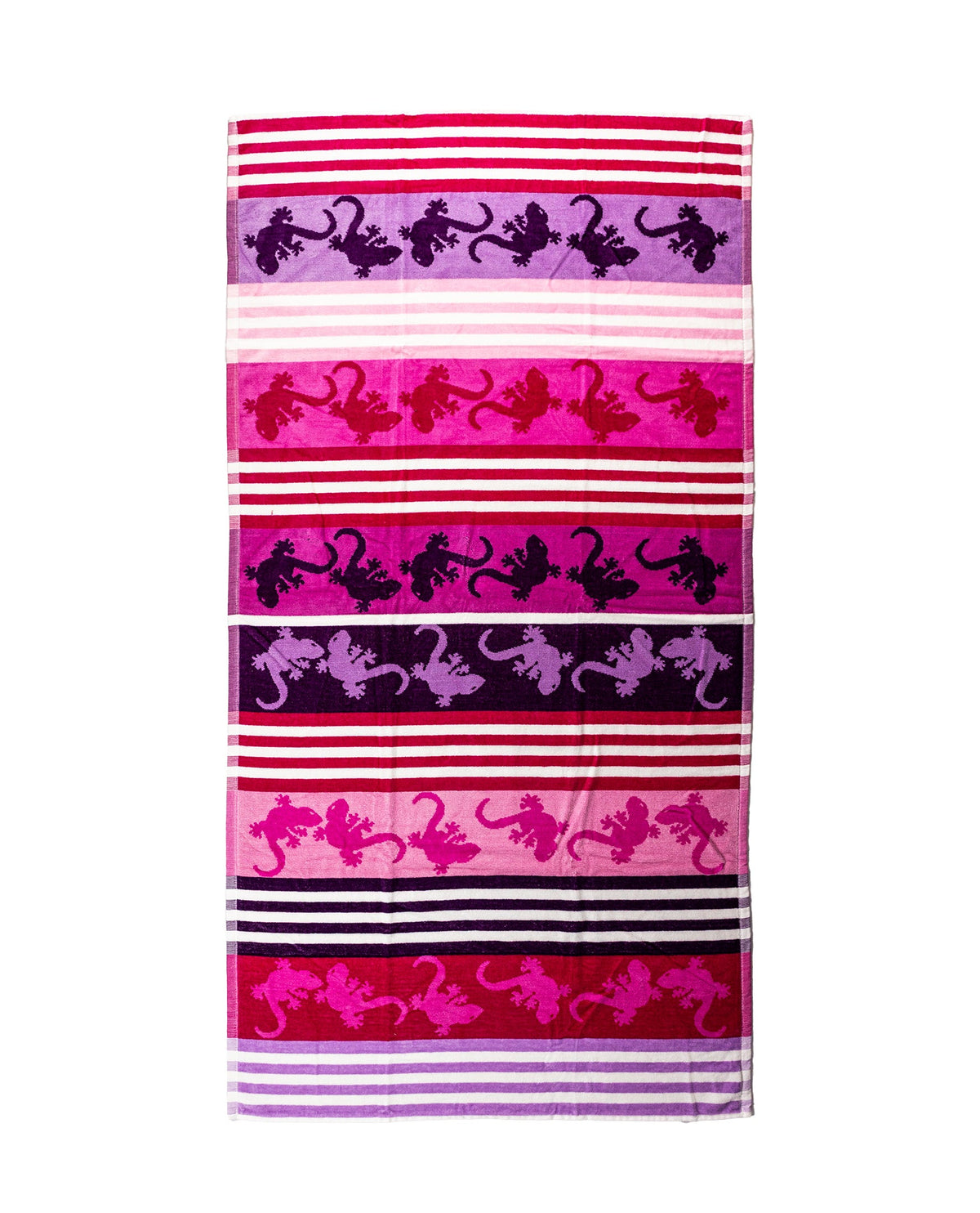 Crazy Gekko Strandtuch XXL Lila – Premium Velours, OEKO-TEX®