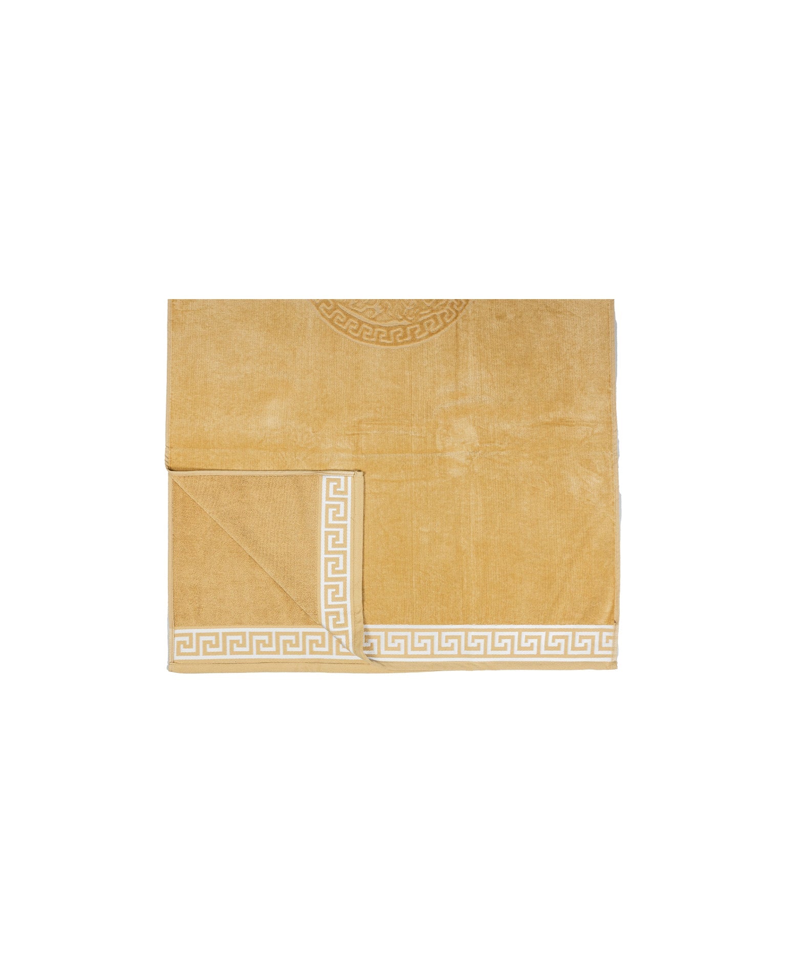 Poseidon Beige 165x90 cm – griechisches Mäandermuster, 100% Baumwolle, OEKO-TEX