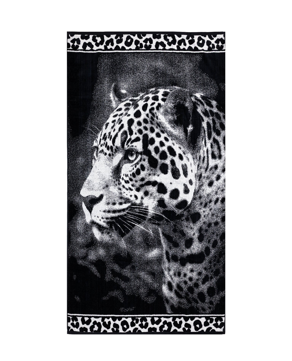 Animal Strandtuch XXL Leopard – Premium Velours, OEKO-TEX®