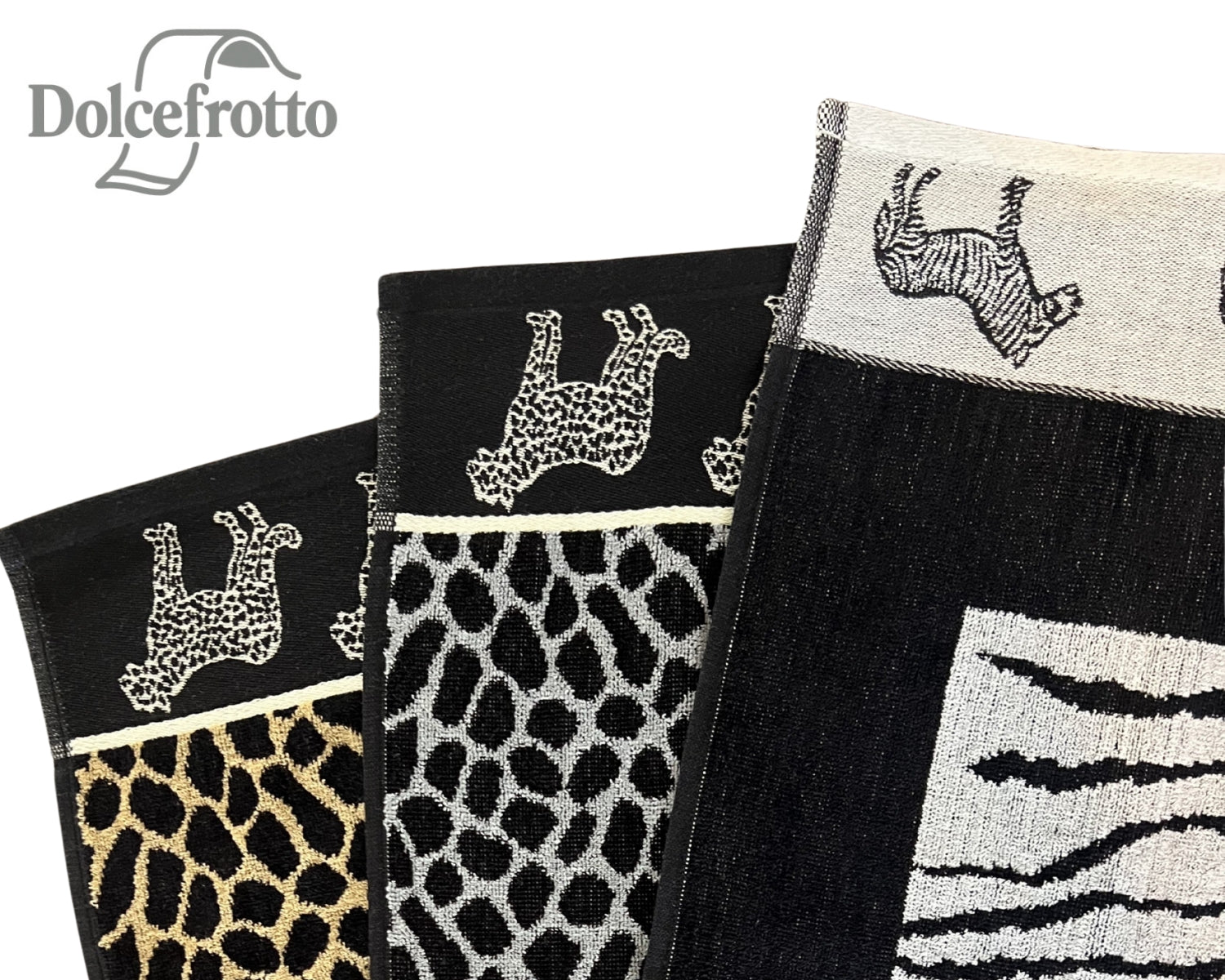 Afrika Kollektion – Muster- und Farbauswahl: alle Leoparden- und Zebra-Varianten im Vergleich, Dolcefrotto