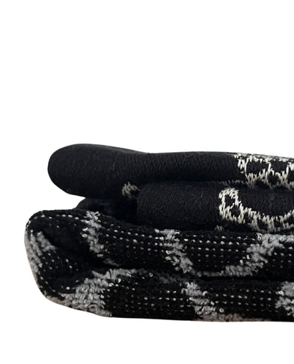 XXL Strandtuch mit grauem Leopardenmuster, gefaltet – Afrika Kollektion von Dolcefrotto