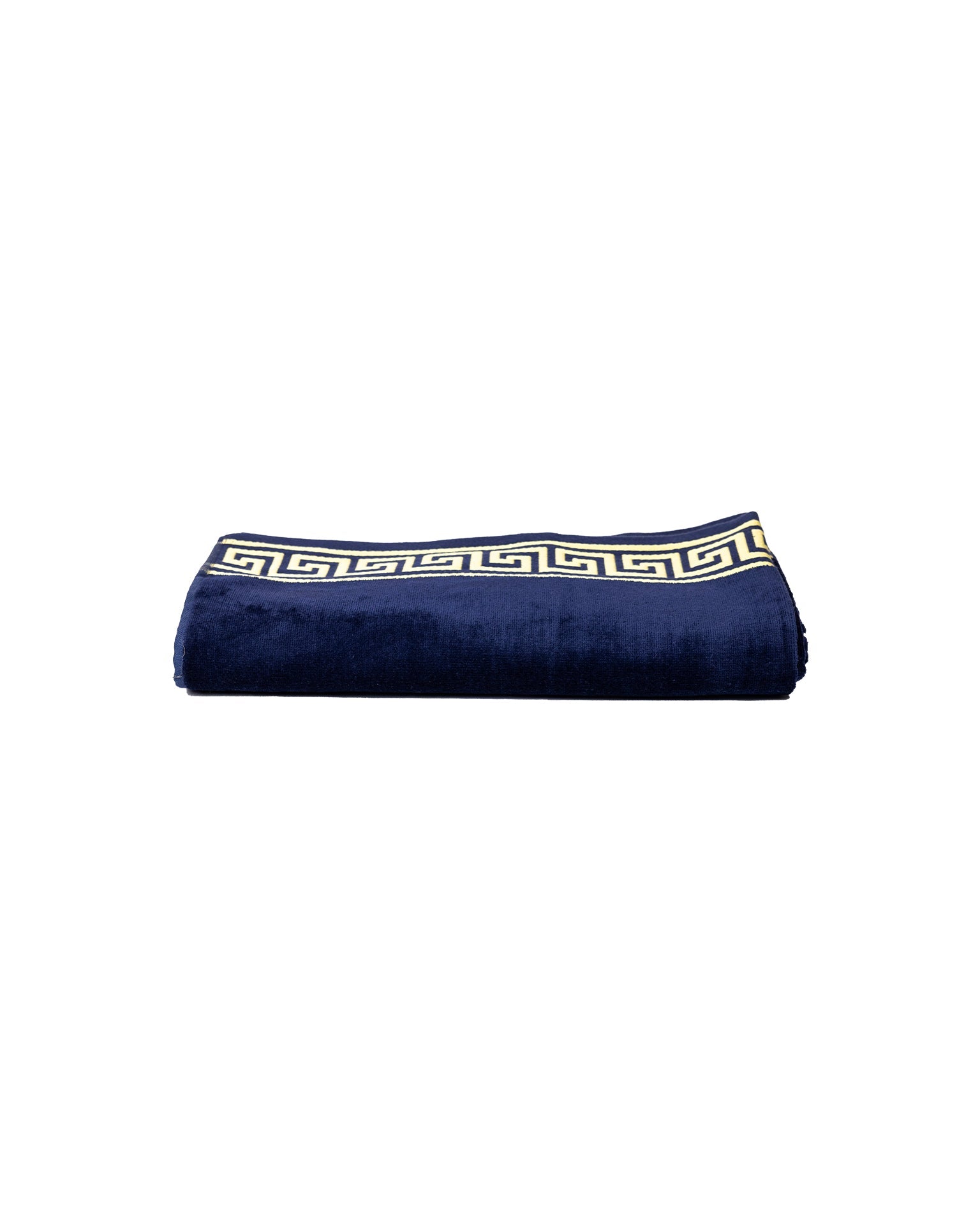Poseidon Dunkelblau – Frottee-Seite Nahaufnahme 165x90 cm, Premium-Baumwolle
