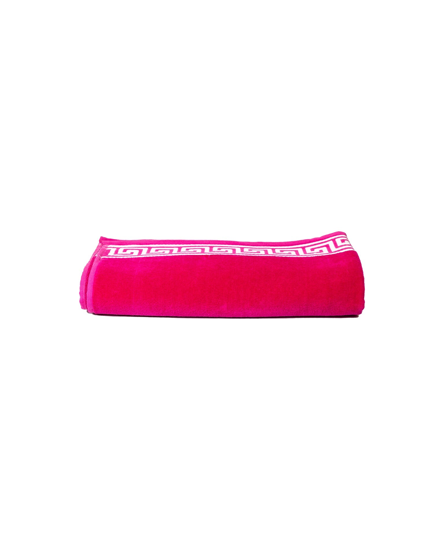 Poseidon Magenta – Frottee-Seite Nahaufnahme 165x90 cm, Premium-Baumwolle