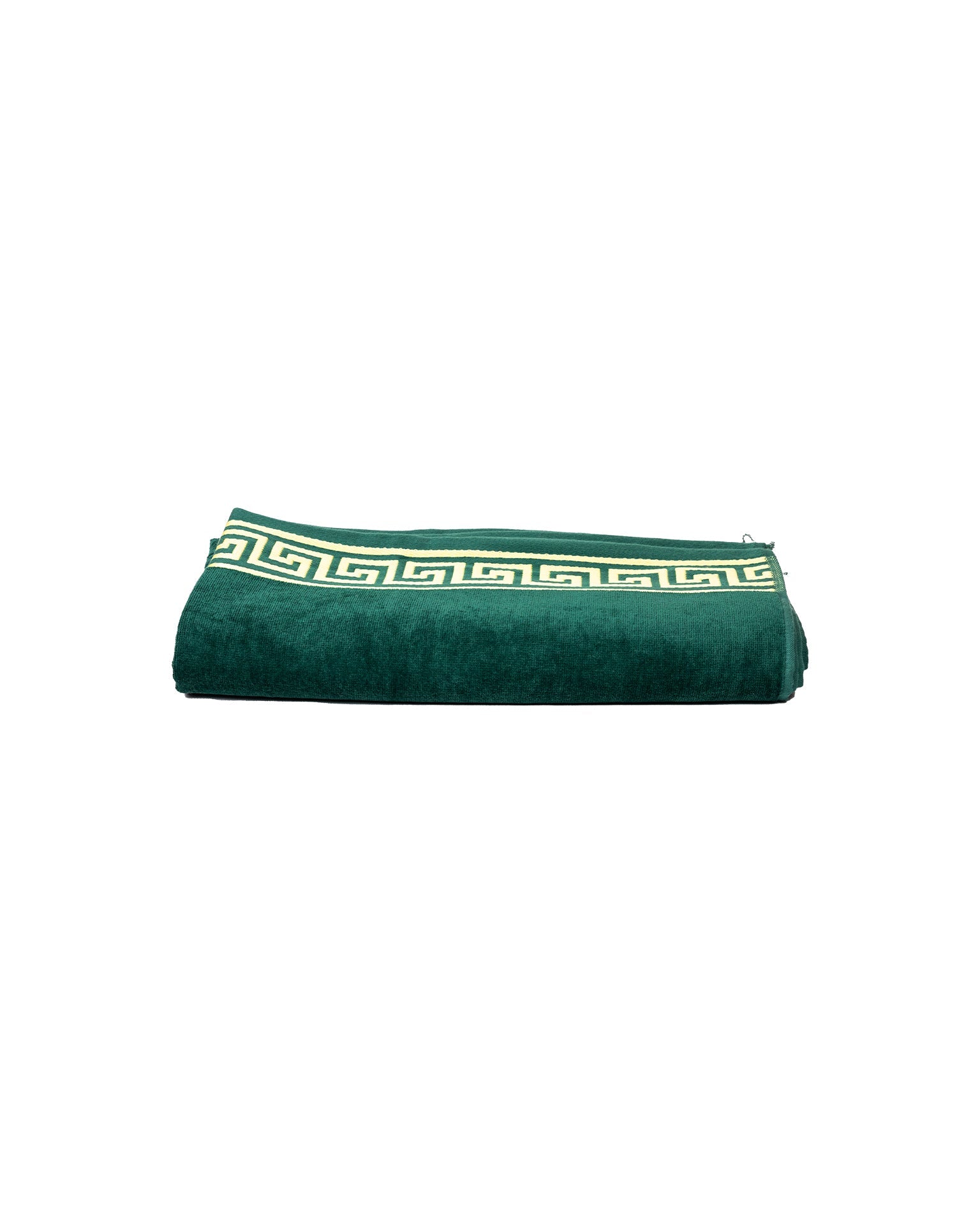 Poseidon Smaragdgrün – Frottee-Seite Nahaufnahme 165x90 cm, Premium-Baumwolle