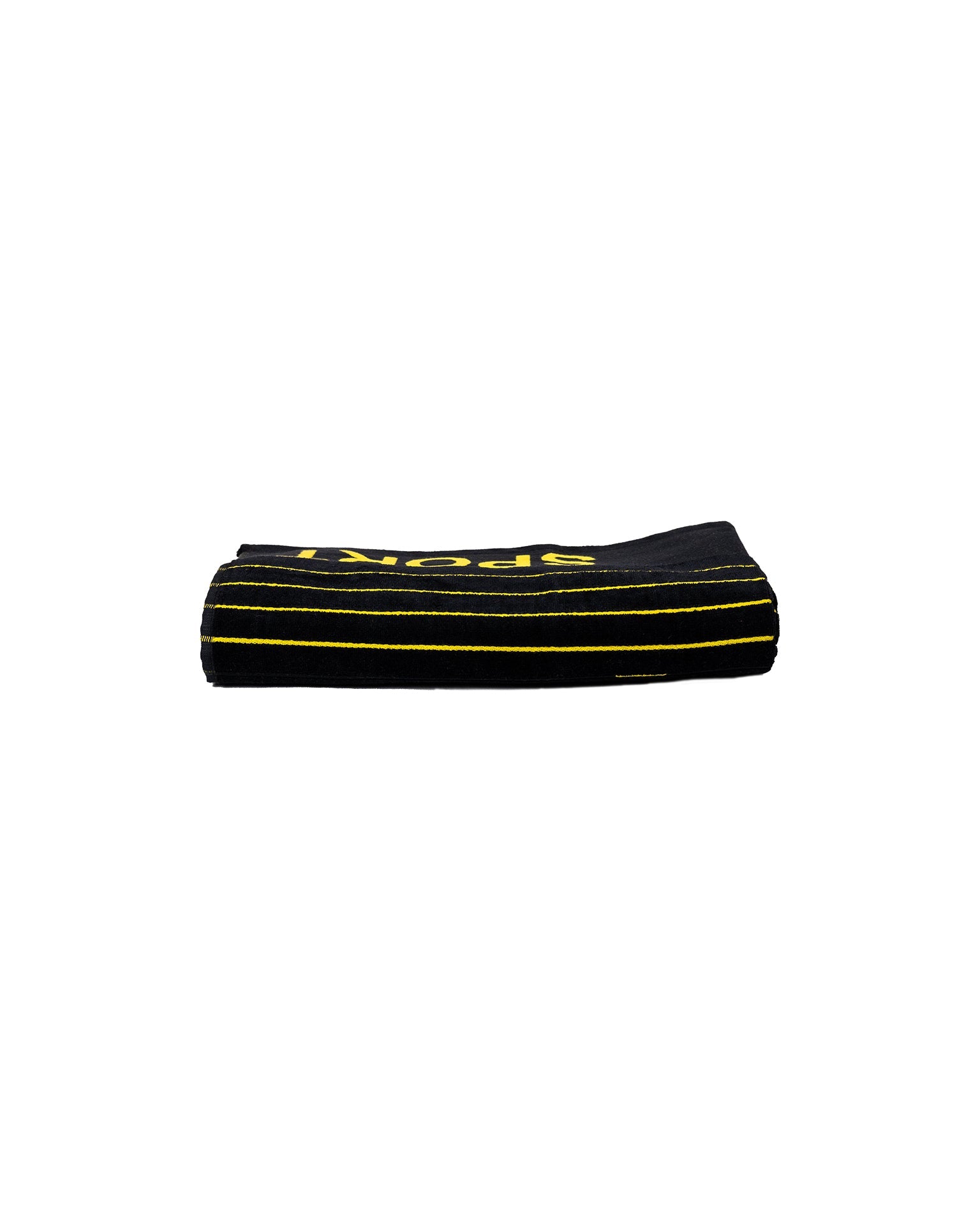 Sport Schwarz – Frottee-Seite Nahaufnahme 165x90 cm, Premium-Baumwolle