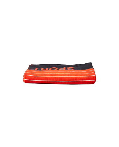 Sport Rot – Frottee-Seite Nahaufnahme 165x90 cm, Premium-Baumwolle