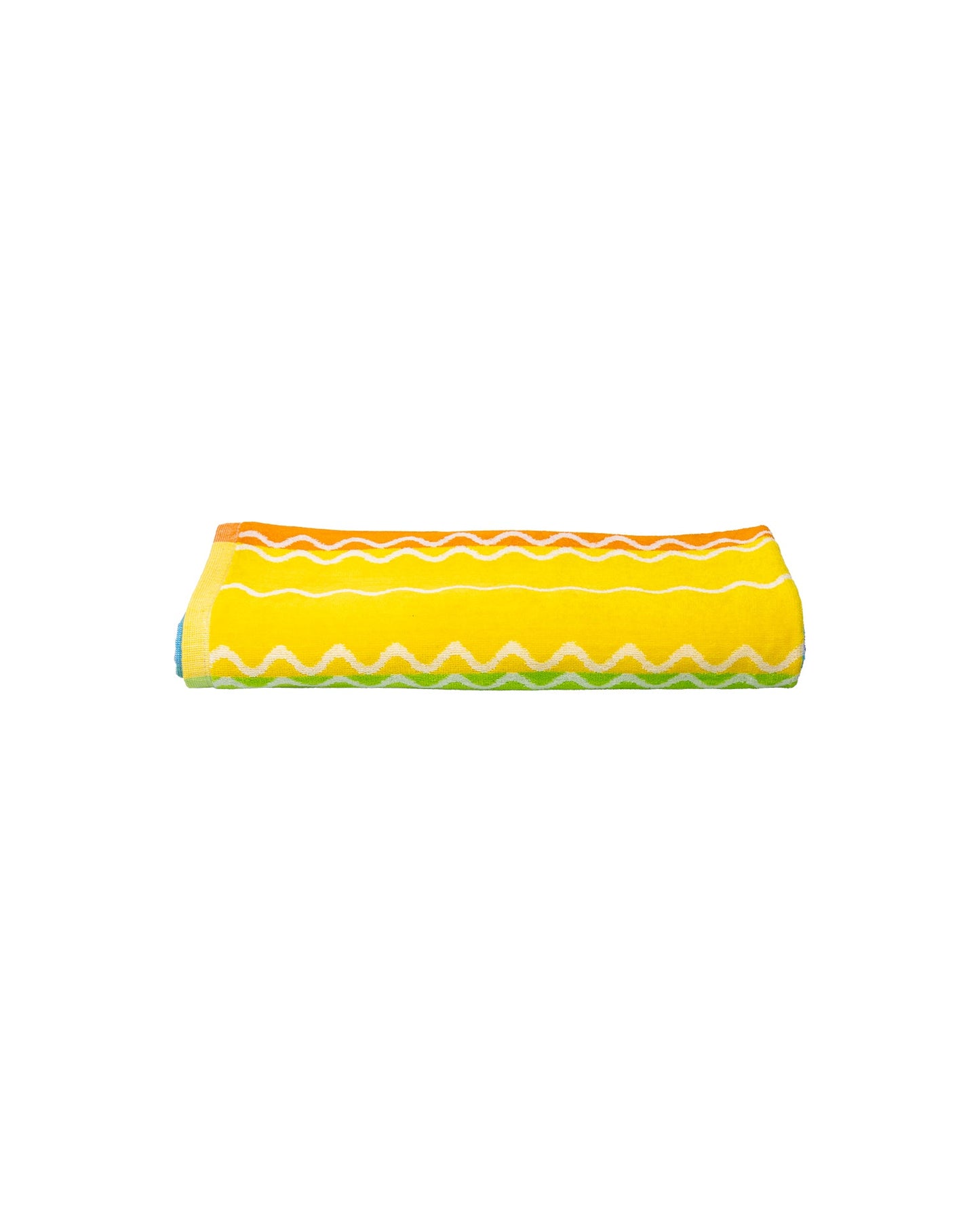 Pantelleria Regenbogen – Frottee-Seite Nahaufnahme 165x90 cm, Premium-Baumwolle