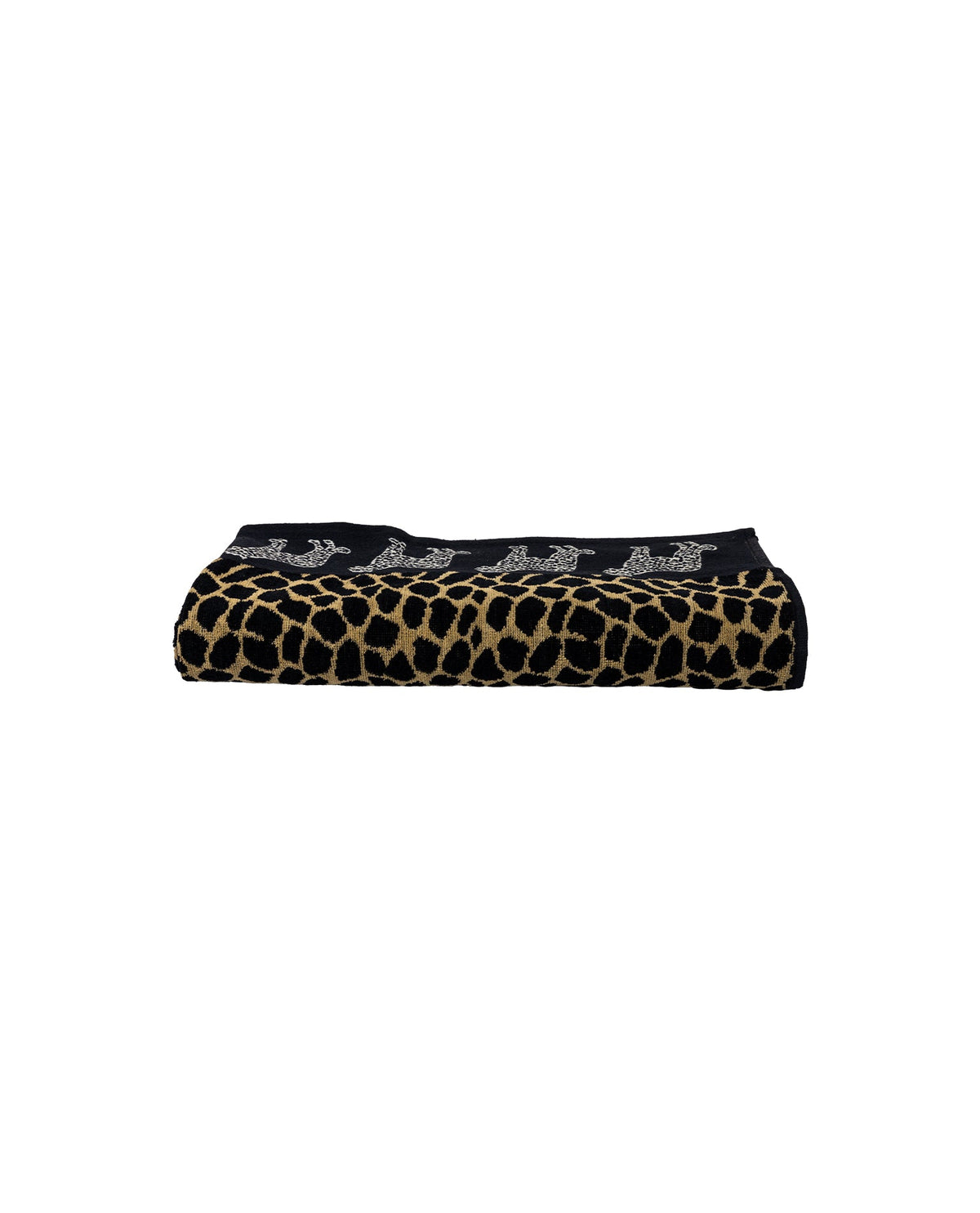 Afrika Strandtuch XXL Braun-Leopard – Premium Velours, OEKO-TEX®