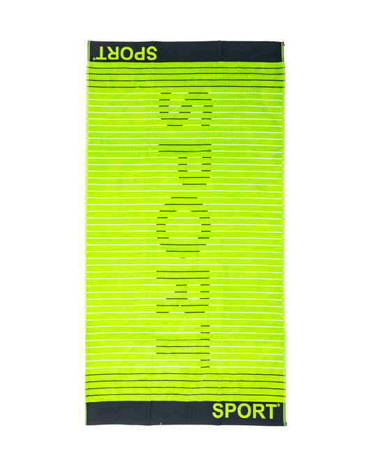 Sport Strandtuch XXL Grün – Premium Velours, OEKO-TEX®