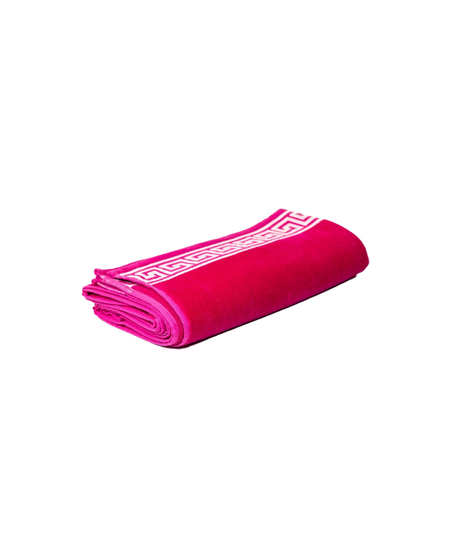 Poseidon Magenta – weiche Velours-Seite Nahaufnahme 165x90 cm, doppelseitig