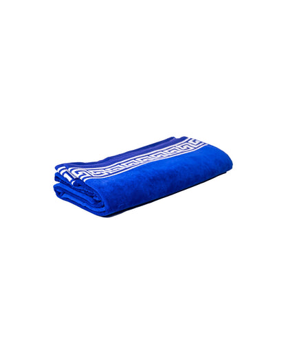 Poseidon Navy – weiche Velours-Seite Nahaufnahme 165x90 cm, doppelseitig