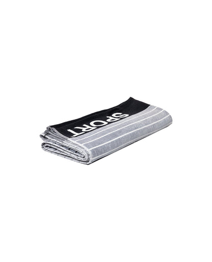 Sport Grau – weiche Velours-Seite Nahaufnahme 165x90 cm, doppelseitig