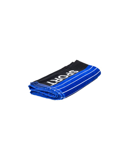 Sport Dunkelblau – weiche Velours-Seite Nahaufnahme 165x90 cm, doppelseitig
