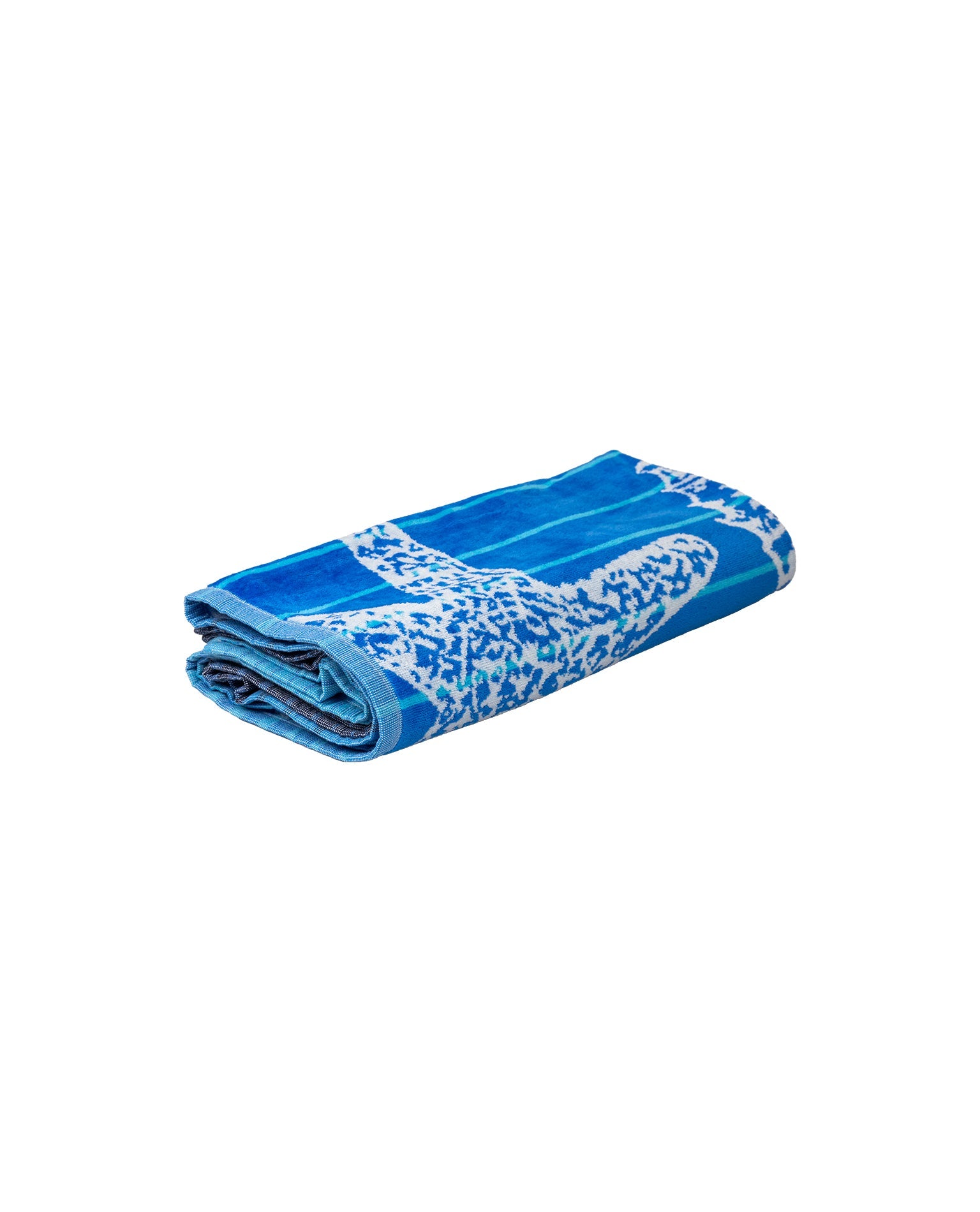 Ischia Blau – weiche Velours-Seite Nahaufnahme 165x90 cm, doppelseitig