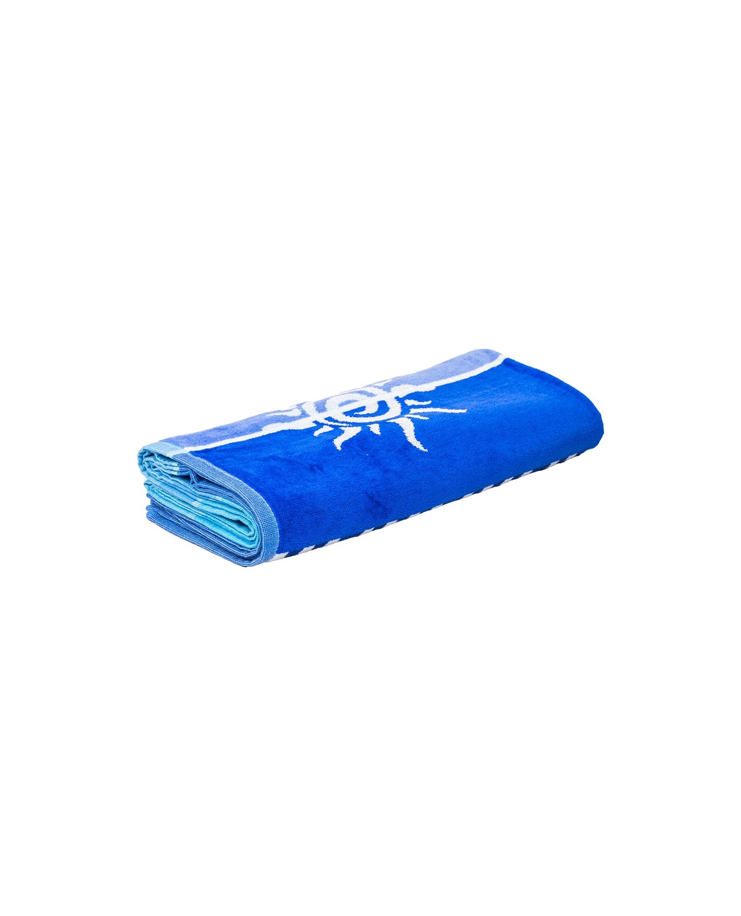 Stromboli Blau – weiche Velours-Seite Nahaufnahme 165x90 cm, doppelseitig