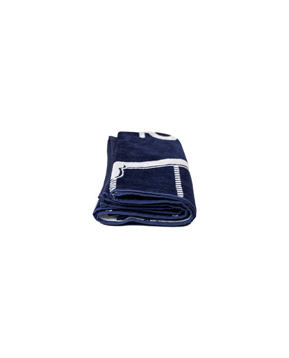Bahia Strandtuch Marine Navy zusammengefaltet – 165x90 cm Baumwolle, OEKO-TEX