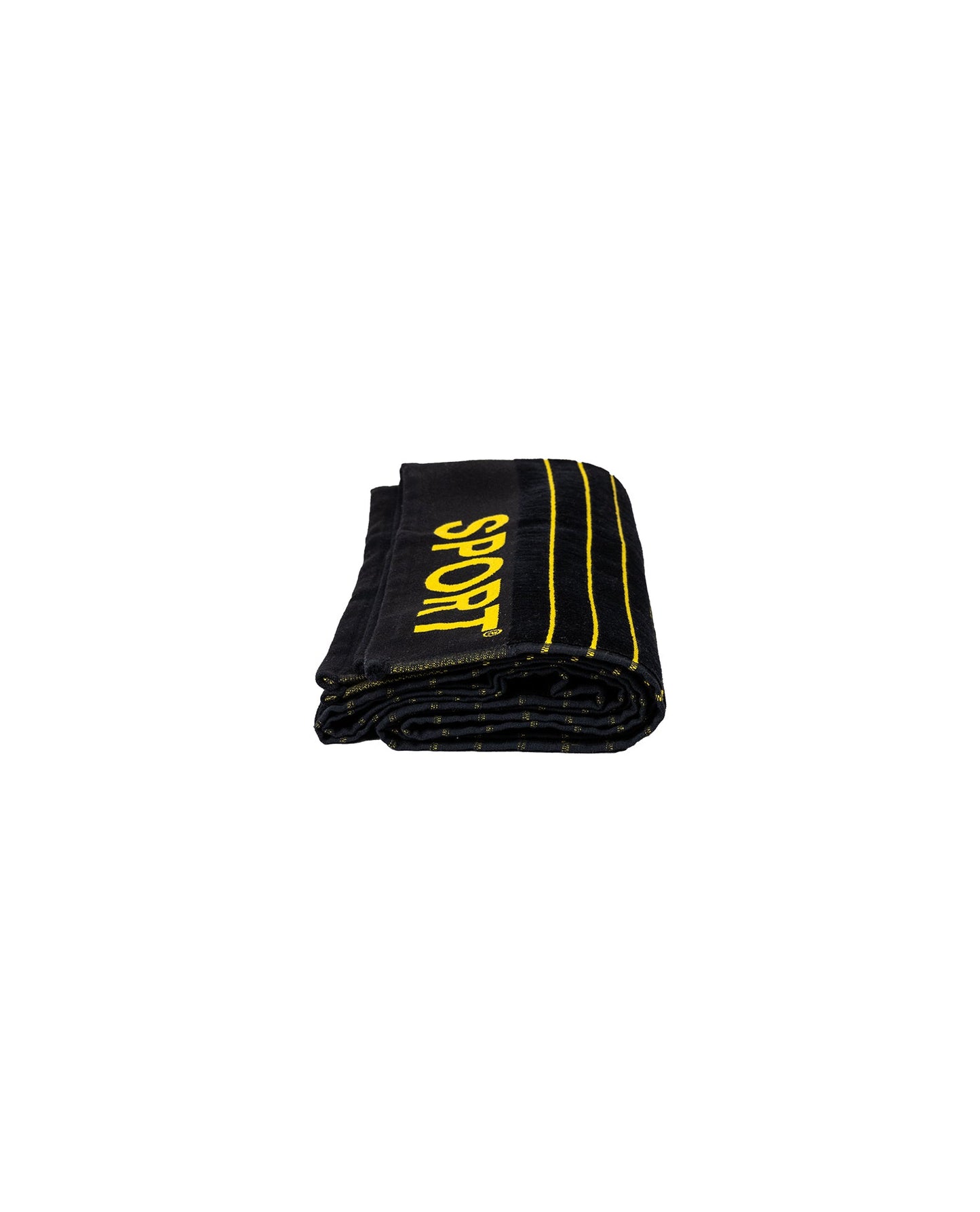 Sport Schwarz zusammengefaltet – 165x90 cm Baumwolle, OEKO-TEX