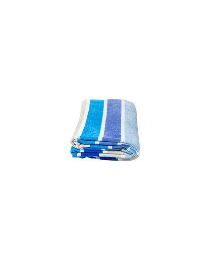 Mirage Blau zusammengefaltet – 165x90 cm Baumwolle, OEKO-TEX