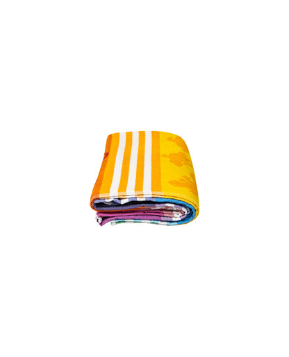 Crazy Gekko Regenbogen zusammengefaltet – 165x90 cm Baumwolle, OEKO-TEX