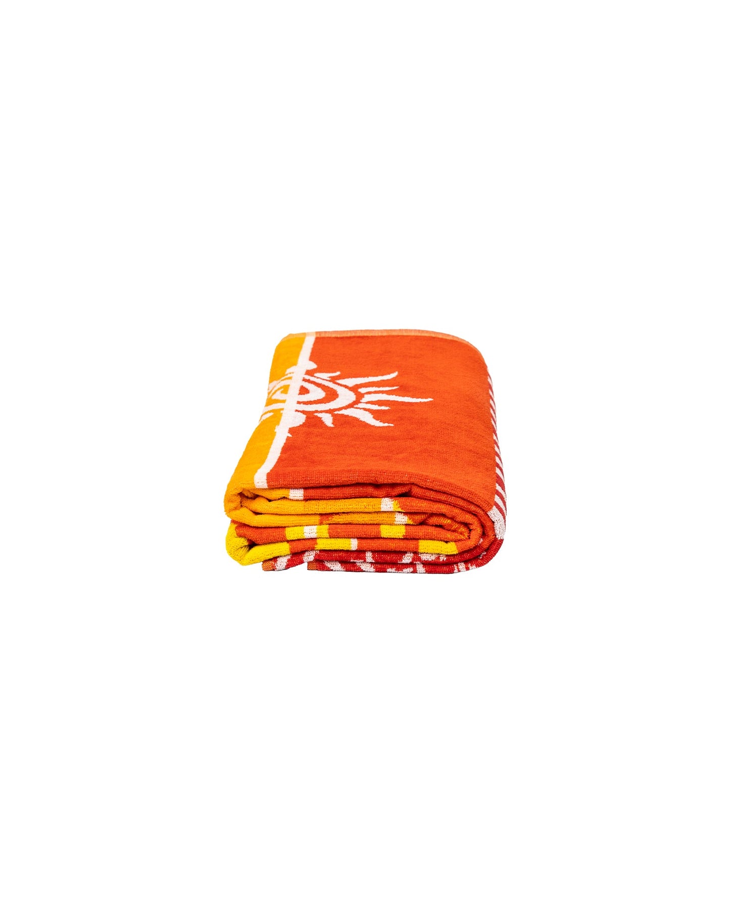 Stromboli Orange zusammengefaltet – 165x90 cm Baumwolle, OEKO-TEX