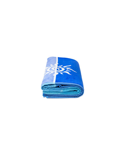Stromboli Blau zusammengefaltet – 165x90 cm Baumwolle, OEKO-TEX