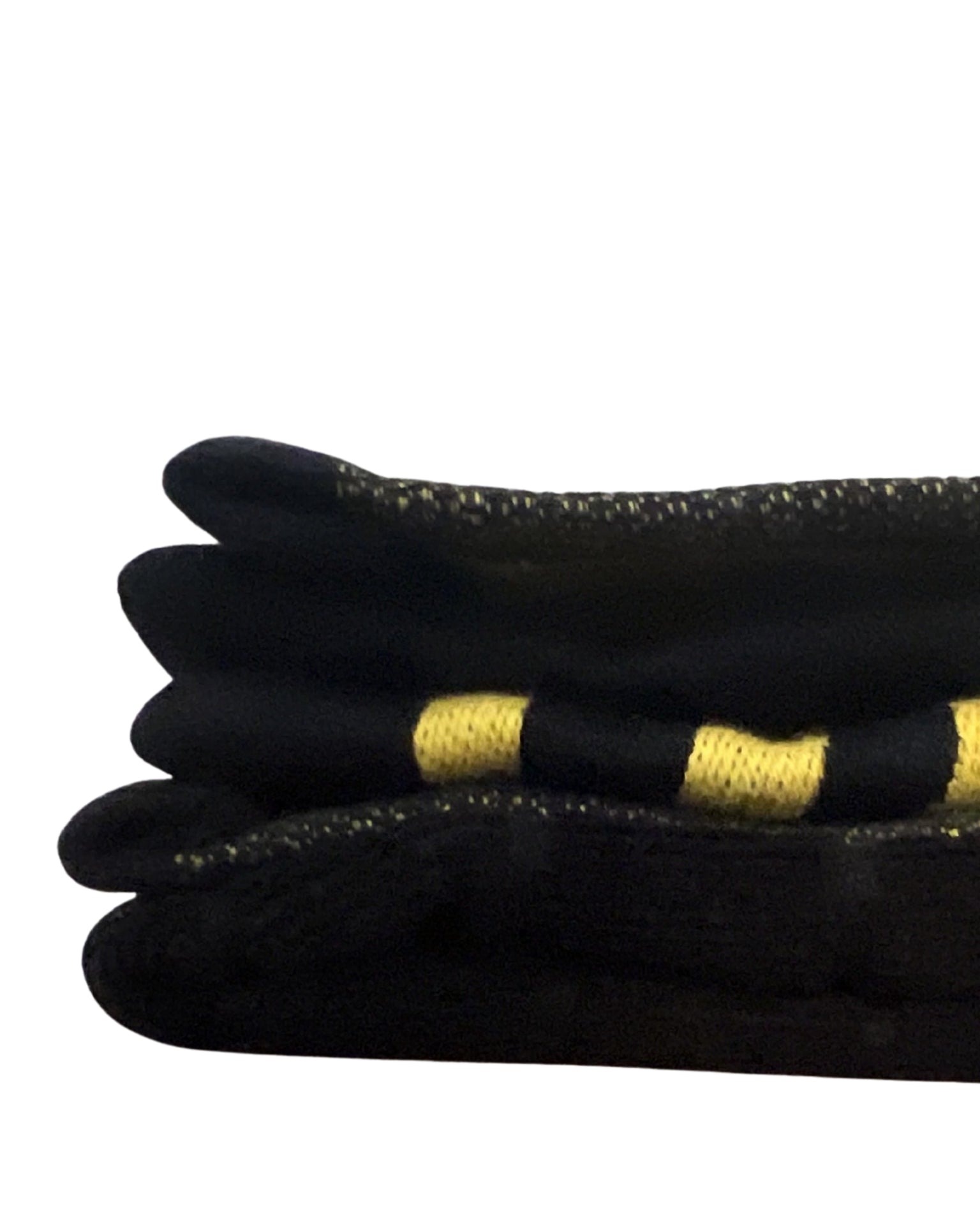 XXL Strandtuch mit sportlichem Schriftzug in Schwarz, gefaltet – Sport Kollektion von Dolcefrotto