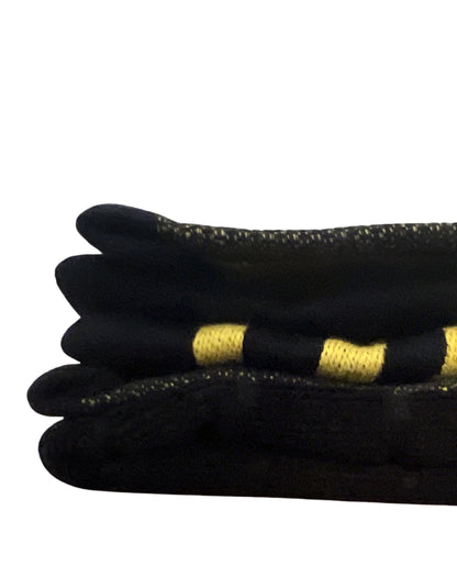 XXL Strandtuch mit sportlichem Schriftzug in Schwarz, gefaltet – Sport Kollektion von Dolcefrotto