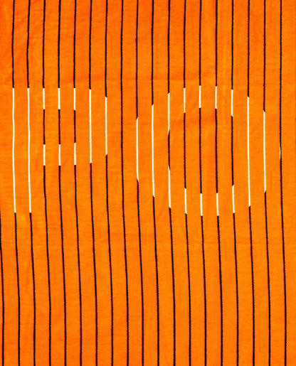 Sport Orange von oben – 165x90 cm XXL Baumwolle