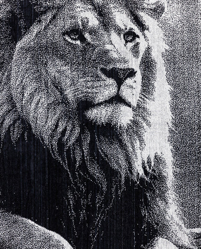 Animal Strandtuch Löwe von oben – 165x90 cm XXL Baumwolle