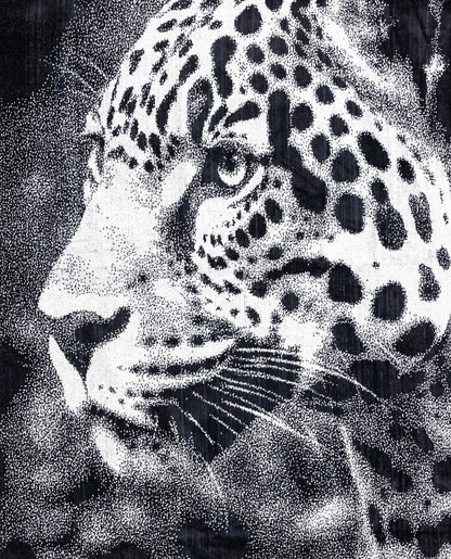 Animal Strandtuch Leopard von oben – 165x90 cm XXL Baumwolle