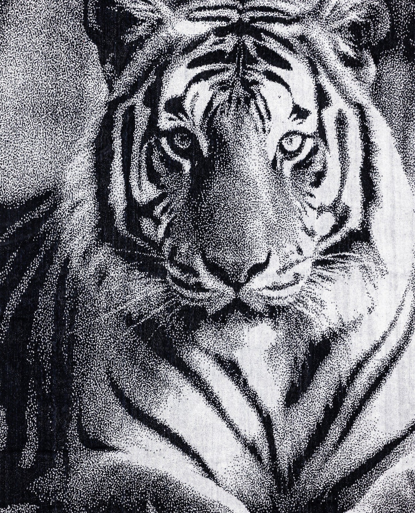 Animal Strandtuch Tiger von oben – 165x90 cm XXL Baumwolle