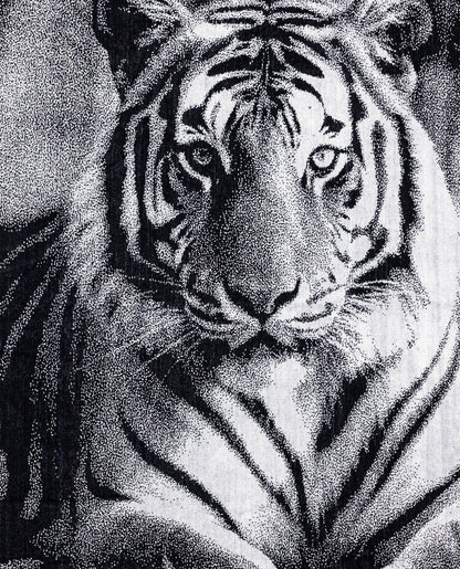 Animal Strandtuch Tiger von oben – 165x90 cm XXL Baumwolle