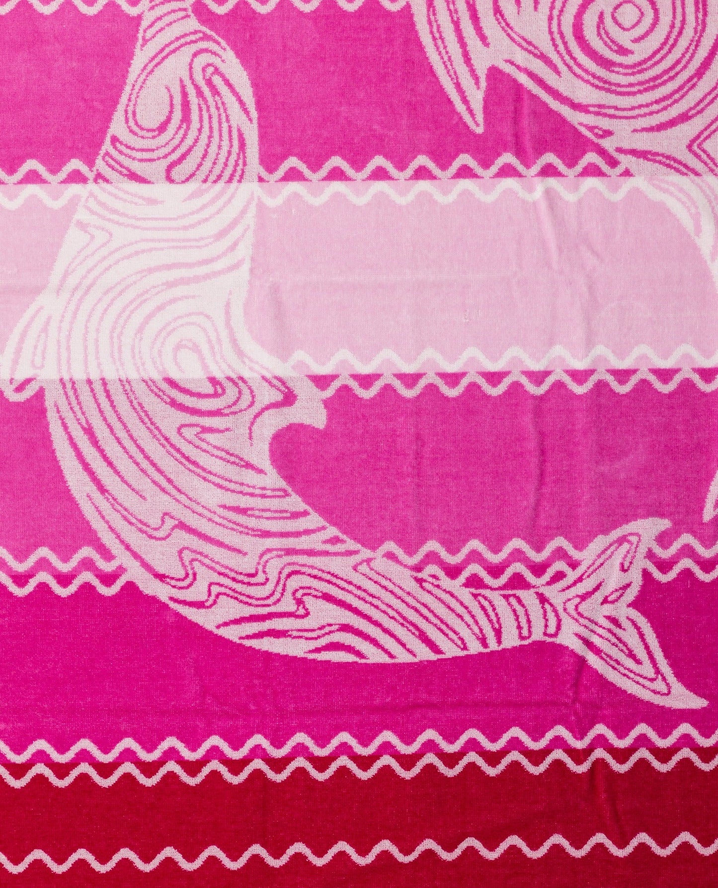 Pantelleria Pink von oben – 165x90 cm XXL Baumwolle