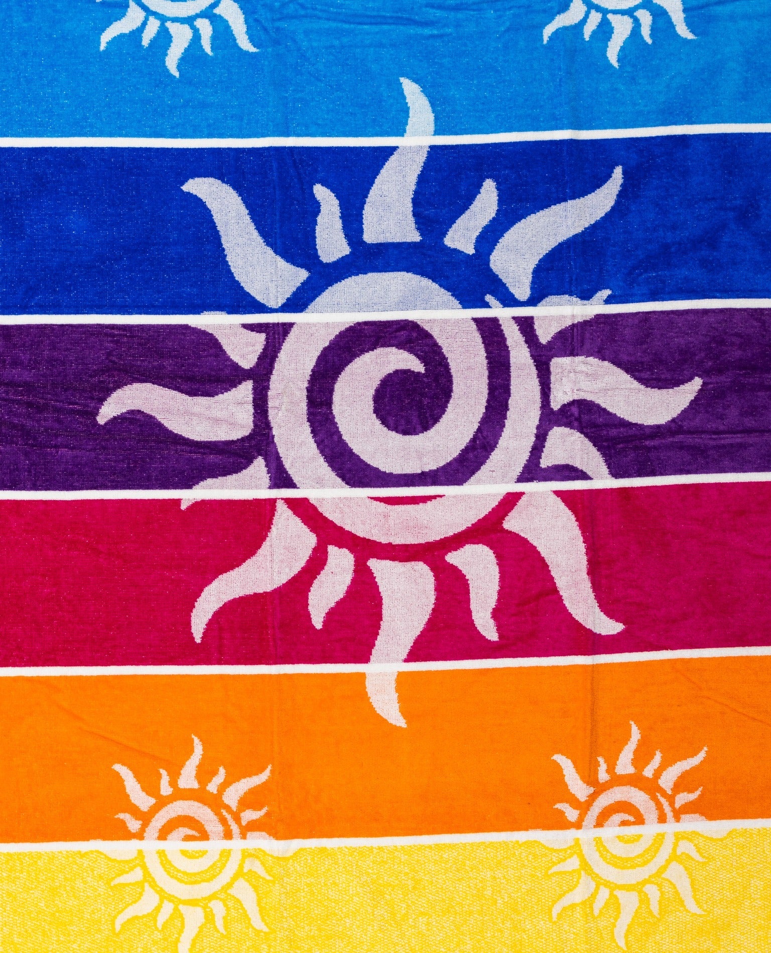 Stromboli Regenbogen von oben – 165x90 cm XXL Baumwolle