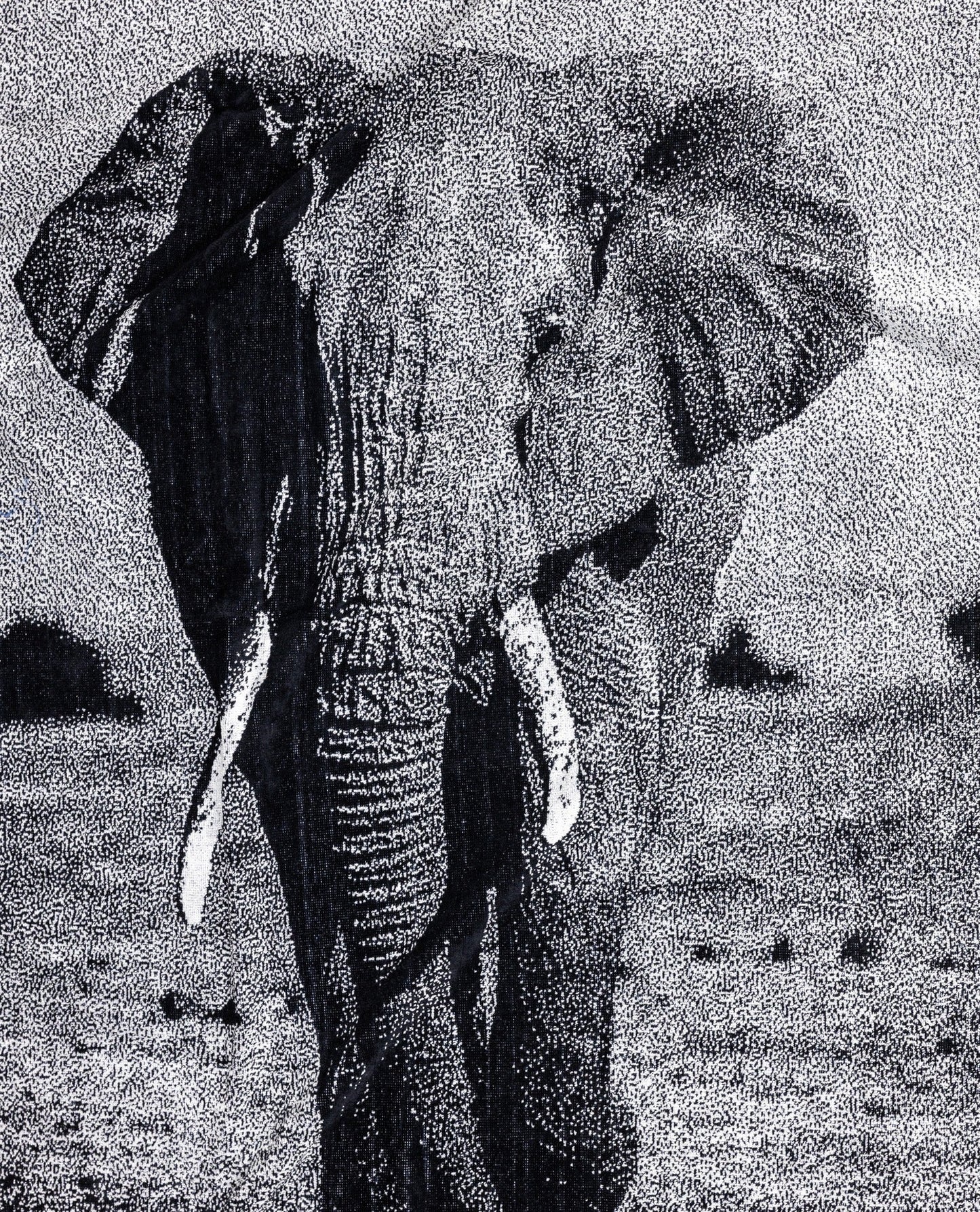 Animal Strandtuch Elefant von oben – 165x90 cm XXL Baumwolle