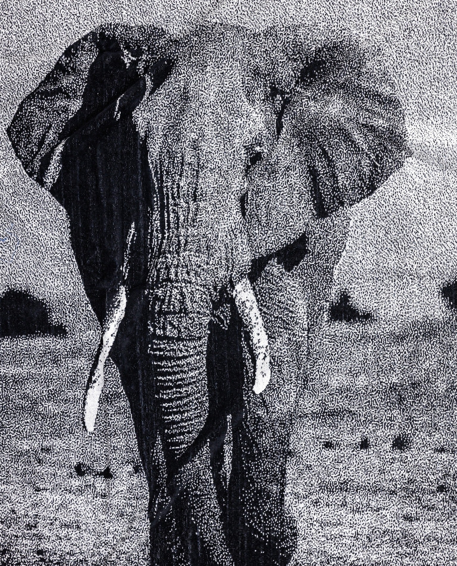 Animal Strandtuch Elefant von oben – 165x90 cm XXL Baumwolle