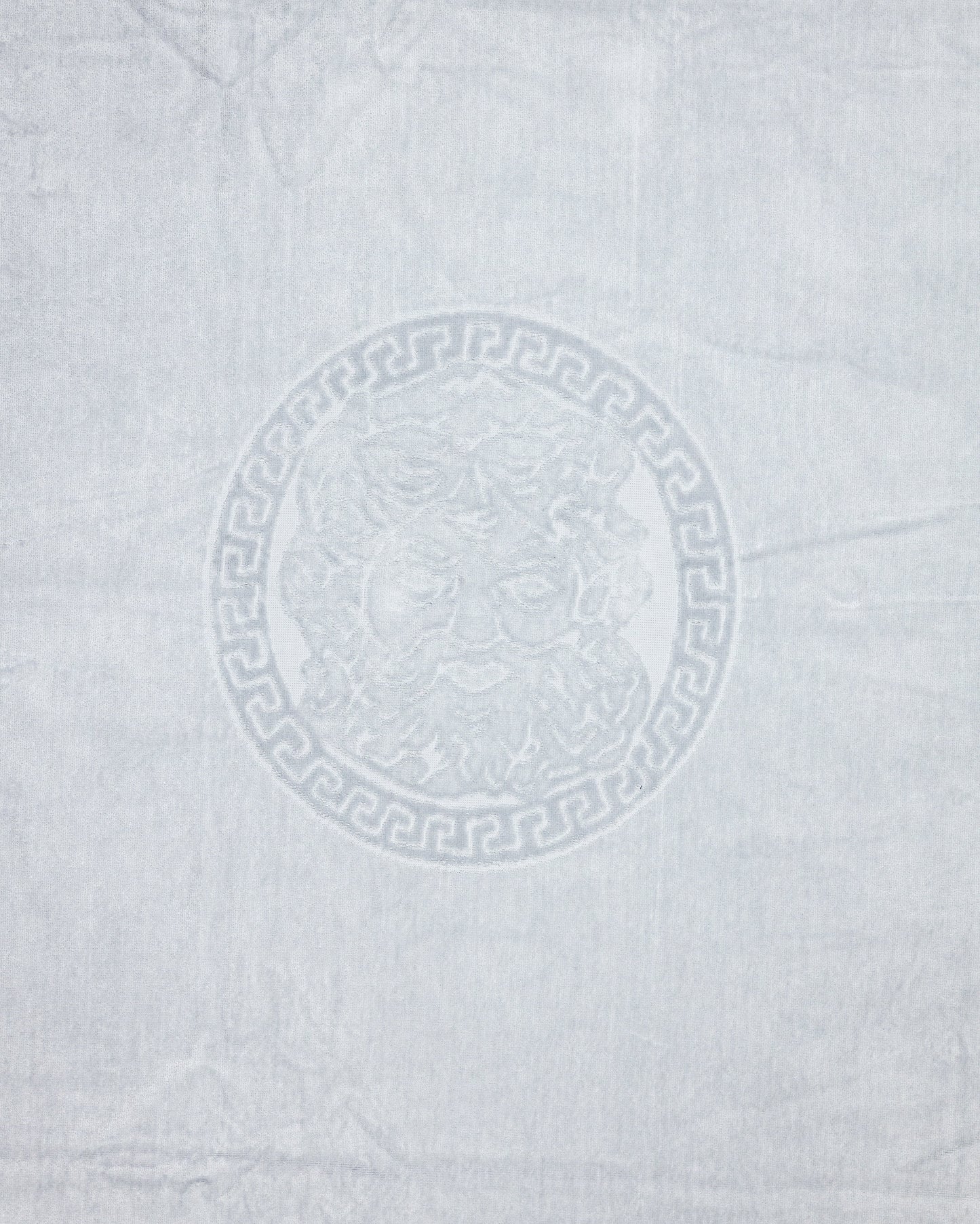 Poseidon Grau von oben – 165x90 cm XXL Baumwolle