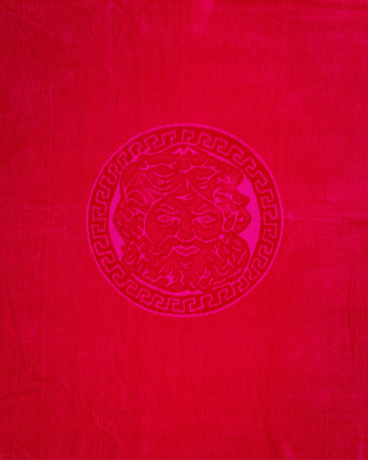 Poseidon Magenta von oben – 165x90 cm XXL Baumwolle