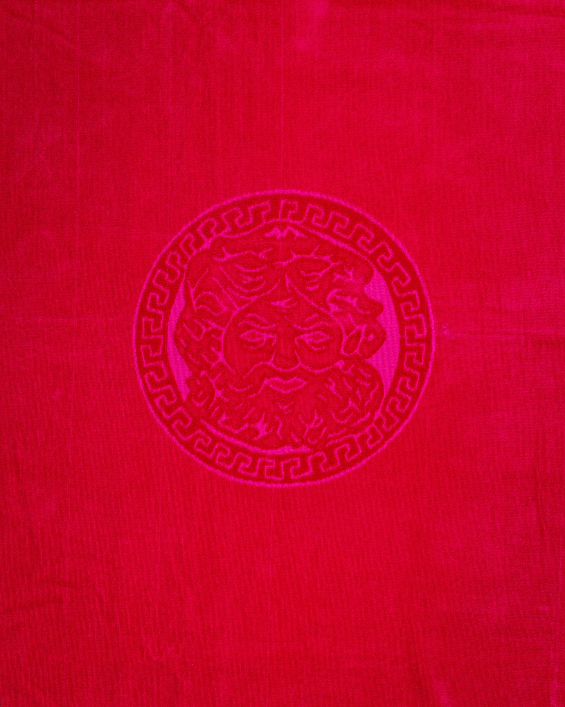 Poseidon Magenta von oben – 165x90 cm XXL Baumwolle
